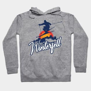 Winter Skiing Hoodie